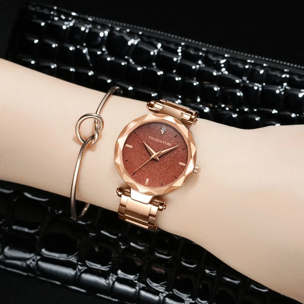 New Fashion Leisure Women's Wear Stainless Steel Waterproof Star Watch Quartz Matched with Korean Version Women's Watch in 2019
New Fashion Leisure Women's Wear Stainless Steel Waterproof Star Watch Quartz Matched with Korean Version Women's Watch in 2019