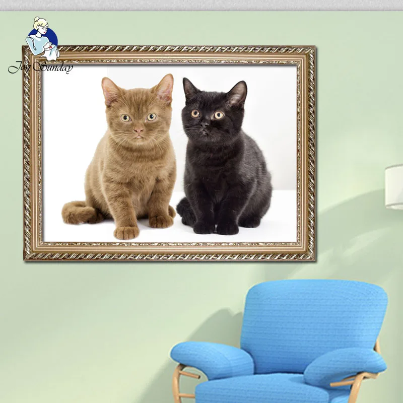 JOY SUNDAY Diamond painting Diamond embroidery full square 5d 3d diy mosaic The Animal Cat twin decoration painting Home 7
JOY SUNDAY Diamond painting Diamond embroidery full square 5d 3d diy mosaic The Animal Cat twin decoration painting Home 7