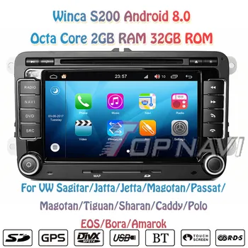 Topnavi 7" Octa Core S200 Android 8.0 Car DVD Multimedia Player for VW Universal Auto Audio Radio Stereo 2 DIN GPS Navigation
Topnavi 7" Octa Core S200 Android 8.0 Car DVD Multimedia Player for VW Universal Auto Audio Radio Stereo 2 DIN GPS Navigation