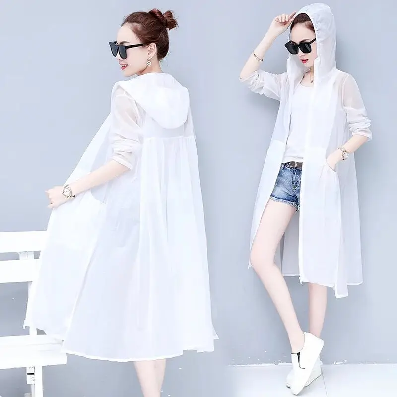 Summer Sunscreen Windbreaker Open Stitch Chiffon Trench Coat For Women Bat Sleeved Casacos Femininos Female Overcoat Casaca
Summer Sunscreen Windbreaker Open Stitch Chiffon Trench Coat For Women Bat Sleeved Casacos Femininos Female Overcoat Casaca
