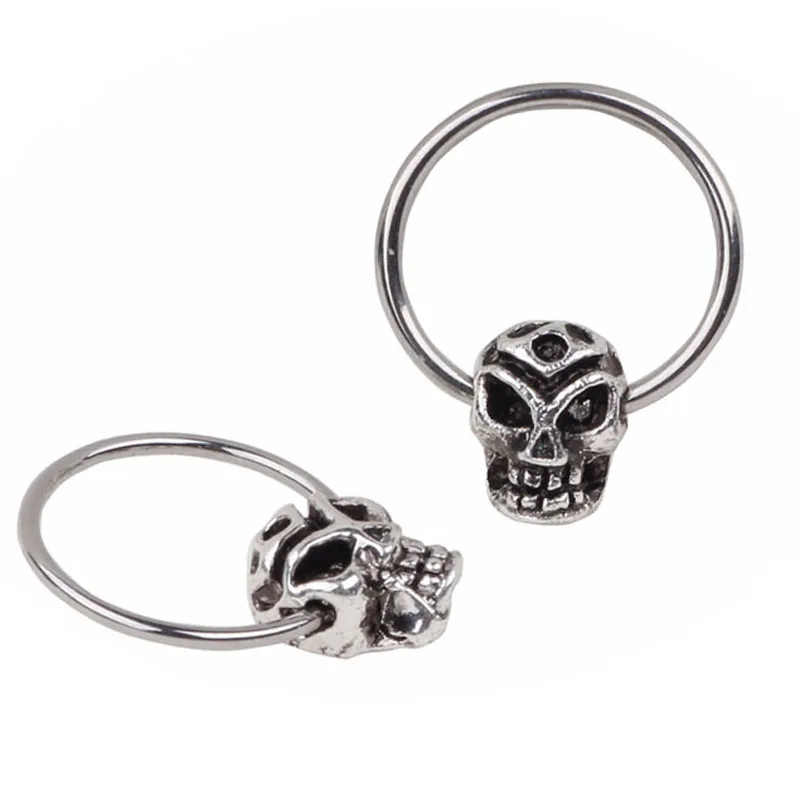 316L Stainless Steel Leaf Style Skull Septum Hoop Clicker Ring Nose Ring Piercing Jewelry
316L Stainless Steel Leaf Style Skull Septum Hoop Clicker Ring Nose Ring Piercing Jewelry