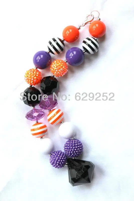 Halloween chunky bubblegum bead necklace fall black purple and orange girls bead for girls bubble gum bead bead CB164
Halloween chunky bubblegum bead necklace fall black purple and orange girls bead for girls bubble gum bead bead CB164