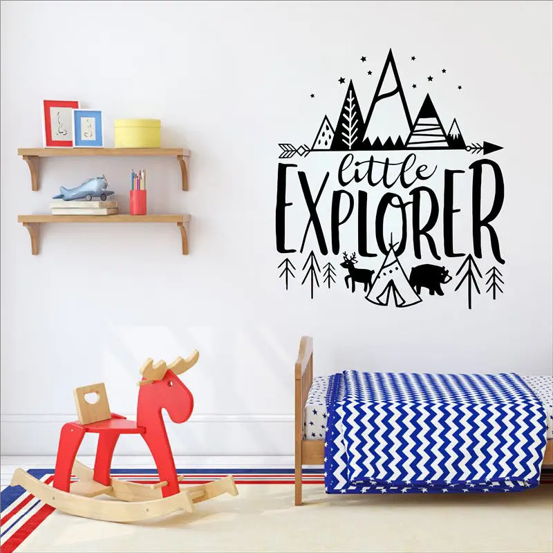 Little Explorer Vinyl Wall Decal Stickers Nursery Woodland Adventure Art Decor Free Shipping
Little Explorer Vinyl Wall Decal Stickers Nursery Woodland Adventure Art Decor Free Shipping