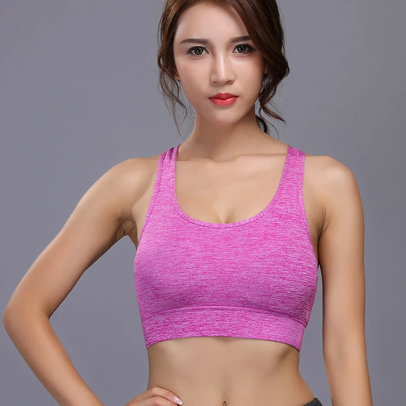 Women's Sports Fitness Bra Tops Quick-drying Running Gym Shockproof Underwear Push-up Bra Yoga Top
Women's Sports Fitness Bra Tops Quick-drying Running Gym Shockproof Underwear Push-up Bra Yoga Top