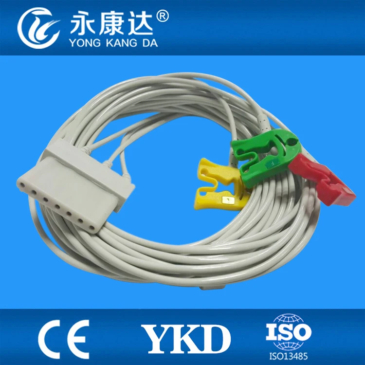 SChiller 3 leads ECG adapter cable with clip ends from Chinese manufactures
SChiller 3 leads ECG adapter cable with clip ends from Chinese manufactures