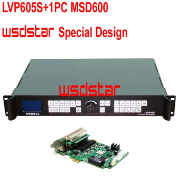 VDWALL LVP605S LED Video Processor with 1pc LED sending card MSD600 New Style Special Design Work with MRV336 MRV210 MRV220-1
VDWALL LVP605S LED Video Processor with 1pc LED sending card MSD600 New Style Special Design Work with MRV336 MRV210 MRV220-1
