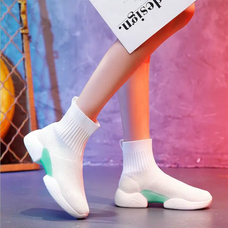 Allwesome Woman Casual Shoes Flat Platform Heels Black White Sock Sneakers High Top Gym Shoes Trainers Designer Sneakers
Allwesome Woman Casual Shoes Flat Platform Heels Black White Sock Sneakers High Top Gym Shoes Trainers Designer Sneakers