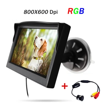 360 Degree Adjustable HD Car Monitor 5 inch LCD Auto Color Rear View Display Screen for for Parking Reversing Backup Camera
360 Degree Adjustable HD Car Monitor 5 inch LCD Auto Color Rear View Display Screen for for Parking Reversing Backup Camera