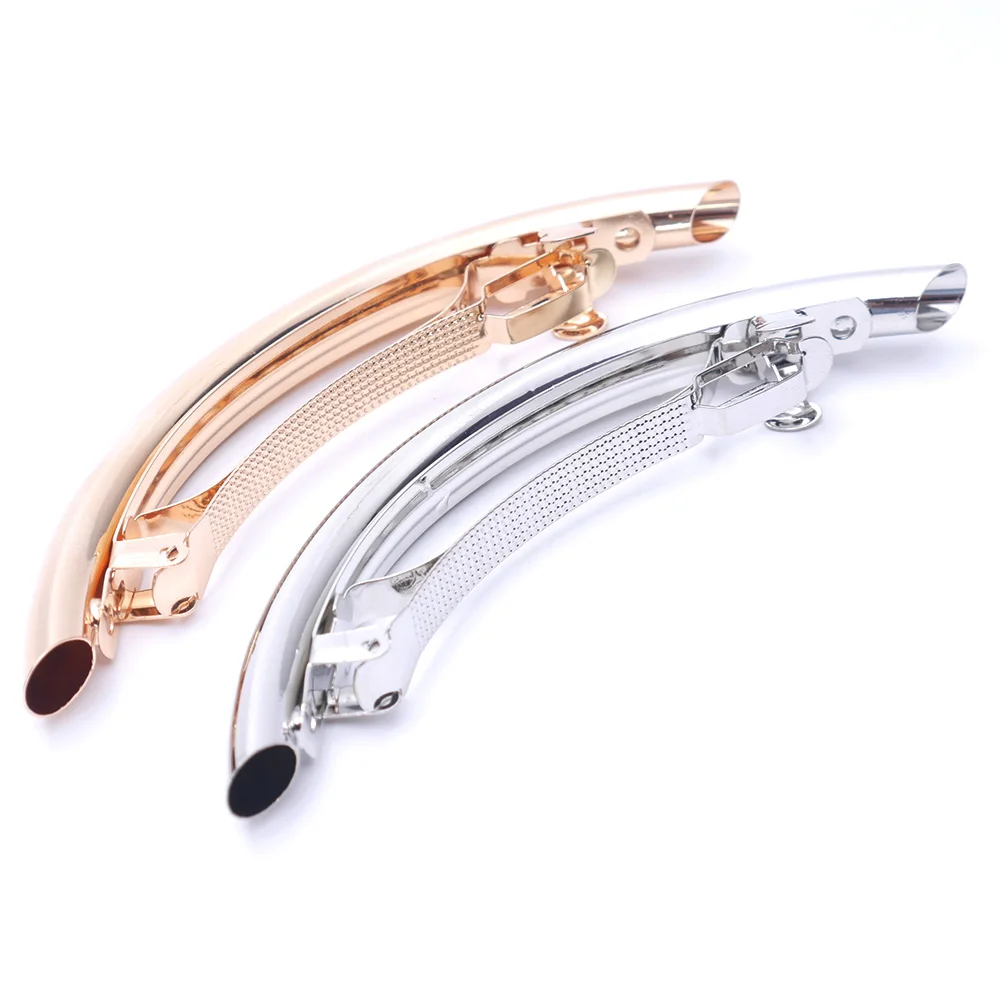Women Hair Clips Girls Metal Gold/Silver Plated Plain ARC Tube Big Hairgrip Hair Clips Hairpins Hair Accessories Hot Sell 2017
Women Hair Clips Girls Metal Gold/Silver Plated Plain ARC Tube Big Hairgrip Hair Clips Hairpins Hair Accessories Hot Sell 2017