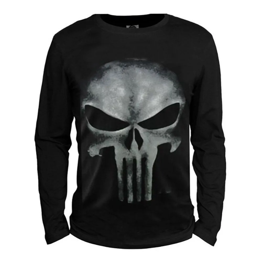 Skull T shirt Punk Tshirt Punisher shirts Tops T-shirt Tees Men Short Sleeve Male Long Sleeve Punk Shirts 2018
Skull T shirt Punk Tshirt Punisher shirts Tops T-shirt Tees Men Short Sleeve Male Long Sleeve Punk Shirts 2018