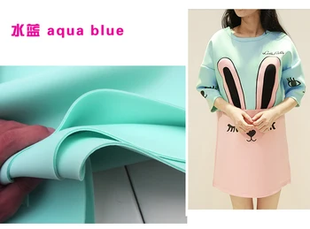 Aqua blue Interlayer Spacer Fabric Spandex Fabric Knitted Fabric Skirt Jacket Suits outfit 60" wide Sold By The yard
Aqua blue Interlayer Spacer Fabric Spandex Fabric Knitted Fabric Skirt Jacket Suits outfit 60" wide Sold By The yard