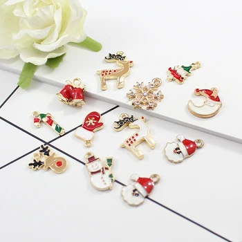 Christmas Charms, Enamel Pendants, Bracelet Findings ,Moon,Snowflake,Elk, bell, gloves, crutches,Diy Jewelry Accessories
Christmas Charms, Enamel Pendants, Bracelet Findings ,Moon,Snowflake,Elk, bell, gloves, crutches,Diy Jewelry Accessories
