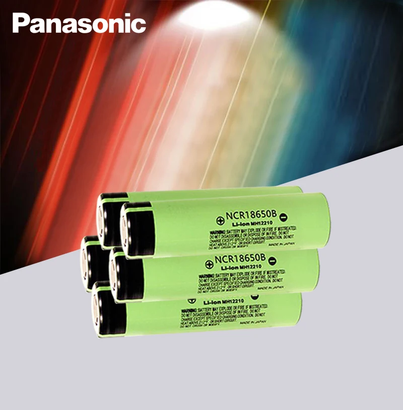 100% New Panasonic Original NCR18650B 3.7 v 3400 mah 18650 Lithium Rechargeable Battery Flashlight batteries
100% New Panasonic Original NCR18650B 3.7 v 3400 mah 18650 Lithium Rechargeable Battery Flashlight batteries
