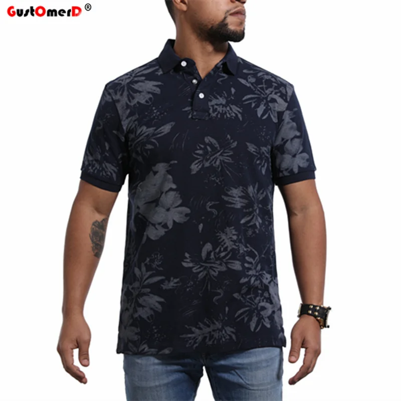 GustOmerD 2018 New Men's Polo shirt Brand Men black Contrast color Polo Shirts Summer Casual Floral Polo Shirts Men
GustOmerD 2018 New Men's Polo shirt Brand Men black Contrast color Polo Shirts Summer Casual Floral Polo Shirts Men