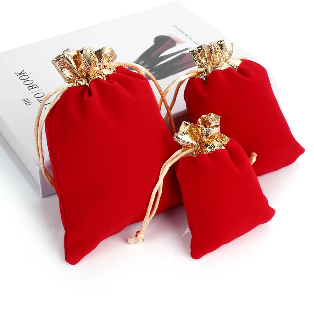 4PCS Christmas New Year Gift Jewelry Storage Bag Soft Velvet Cloth Pouches Small Gift Bag Drawstring Bags for Wedding Festival
4PCS Christmas New Year Gift Jewelry Storage Bag Soft Velvet Cloth Pouches Small Gift Bag Drawstring Bags for Wedding Festival