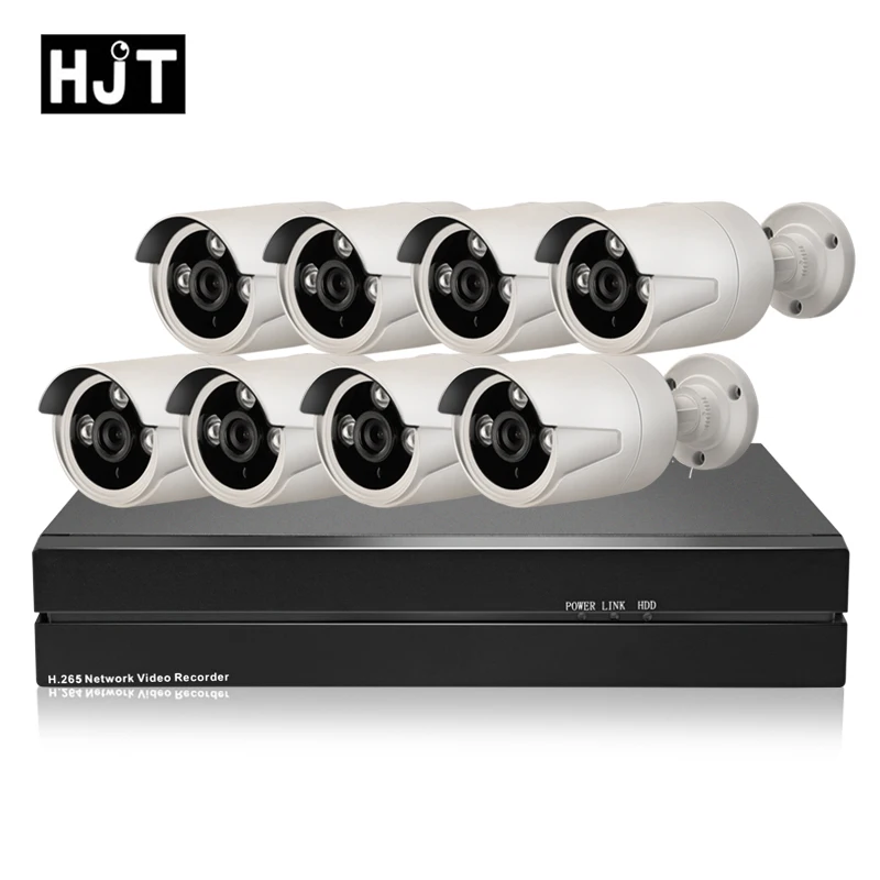 HJT H.265 5.0MP 8CH IP Camera Kit System POE 8CH NVR Security Surveillance CCTV Camera Set Outdoor Onrif 2.1
HJT H.265 5.0MP 8CH IP Camera Kit System POE 8CH NVR Security Surveillance CCTV Camera Set Outdoor Onrif 2.1