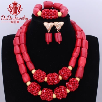 2018 Red Coral Jewelry Sets Imitation Pearls Necklace Sets African Nigerian Wedding Party Dubai Jewelry Set Sexy Choker Design
2018 Red Coral Jewelry Sets Imitation Pearls Necklace Sets African Nigerian Wedding Party Dubai Jewelry Set Sexy Choker Design