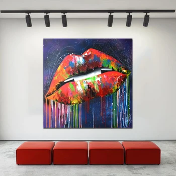 RELIABLI ART Abstract Sexy Mouth Poster Print Canvas Paintings Wall Art Pictures for Living Room Cuadros Decoration Unframed
RELIABLI ART Abstract Sexy Mouth Poster Print Canvas Paintings Wall Art Pictures for Living Room Cuadros Decoration Unframed