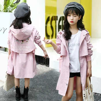 2018 Spring Autumn Girls Trench Coats Fashion Kids Windbreaker Girl Jacket Teenager 5-14 Years Outerwear Children 2 Colors
2018 Spring Autumn Girls Trench Coats Fashion Kids Windbreaker Girl Jacket Teenager 5-14 Years Outerwear Children 2 Colors