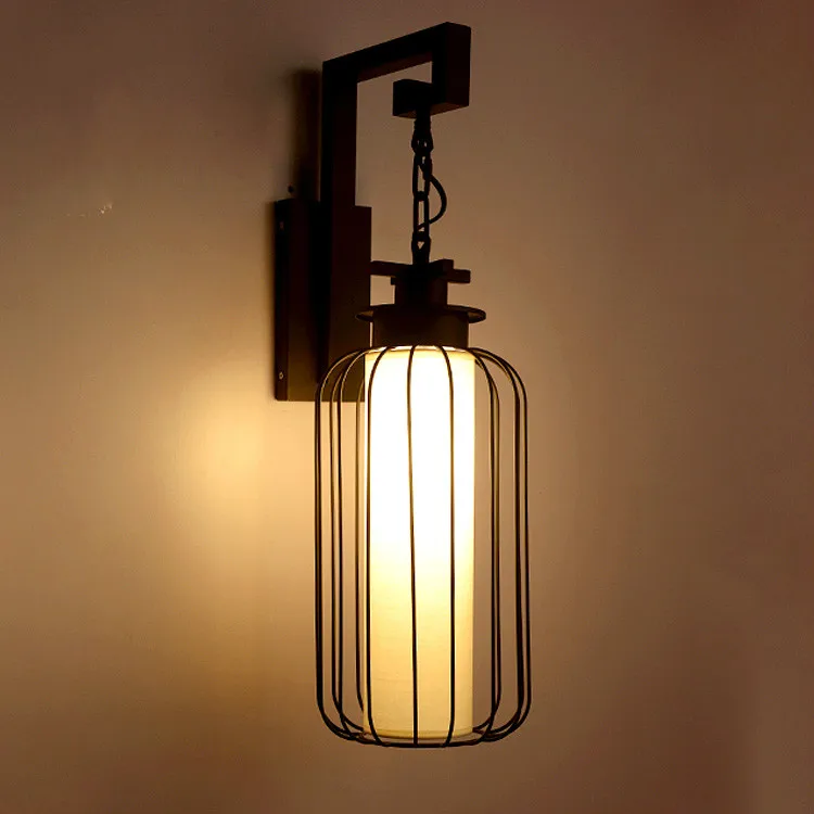 Фото New chinese style wall lamp yard antique lantern wrought iron lighting lamps | Лампы и освещение