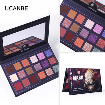 UCANBE Brand 18 Colors Matte Eyeshadow Palette Shimmer Glitter Pigmented Eye Shadow Makeup Palette maquillage Cosmetics TSLM1
UCANBE Brand 18 Colors Matte Eyeshadow Palette Shimmer Glitter Pigmented Eye Shadow Makeup Palette maquillage Cosmetics TSLM1