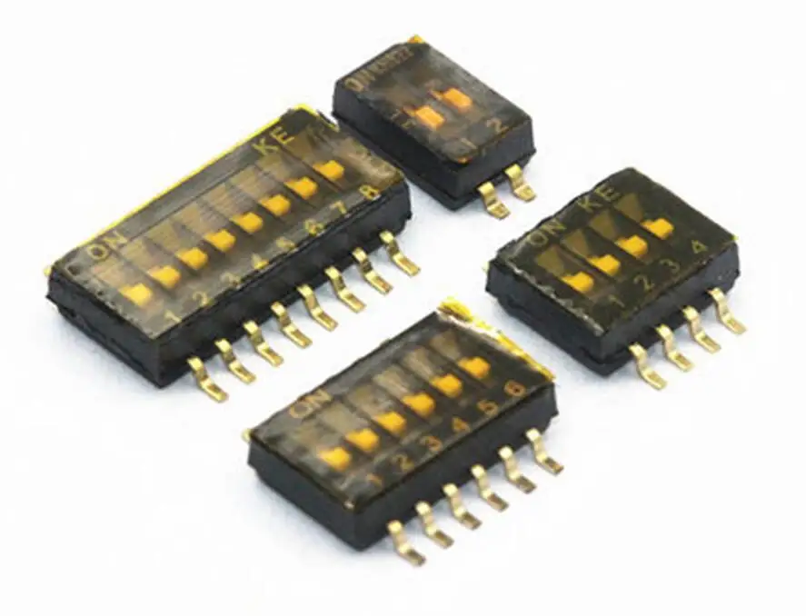 5pcs x SMD SMT Slide Type Switch 1P 2P 3P 4P 5P 6P 8P 10P 1.27mm Position Way DIP Black Pitch Toggle Switch Black Snap Switch
5pcs x SMD SMT Slide Type Switch 1P 2P 3P 4P 5P 6P 8P 10P 1.27mm Position Way DIP Black Pitch Toggle Switch Black Snap Switch