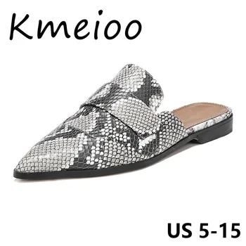 Kmeioo 2018 Retro Womens Backless Slip On Loafers Flat Pointed Toe Mule Slipper Ladies Shoes Casual Sandals Plus US Size 5-15
Kmeioo 2018 Retro Womens Backless Slip On Loafers Flat Pointed Toe Mule Slipper Ladies Shoes Casual Sandals Plus US Size 5-15