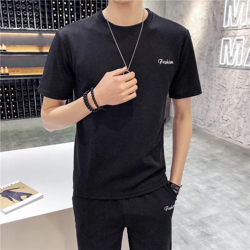 GEJIAN Summer Hot Sale Cotton Comfortable Short Sleeve Tshirt Homme Casual Set Male Size 2019 Brand New Men T Shirt Sets
GEJIAN Summer Hot Sale Cotton Comfortable Short Sleeve Tshirt Homme Casual Set Male Size 2019 Brand New Men T Shirt Sets
