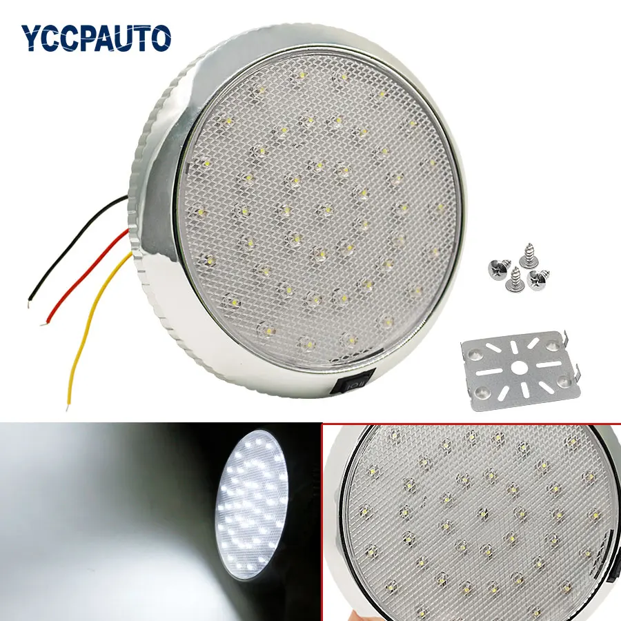 Interior Dome Roof Reading Lights Ceiling w/ On/Off Switch Practical For Universal Car 46 SMD Pure White LED Car Light 1Pcs
Interior Dome Roof Reading Lights Ceiling w/ On/Off Switch Practical For Universal Car 46 SMD Pure White LED Car Light 1Pcs