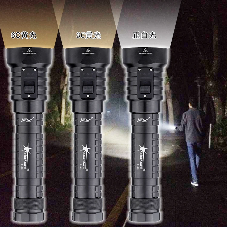 Diving Flashlight IPX8 Waterproof 4x CREE XM-L L2 LED White/Yellow Torch Submarine Lamp 8000 Lumens Flashlights DX4S LED
Diving Flashlight IPX8 Waterproof 4x CREE XM-L L2 LED White/Yellow Torch Submarine Lamp 8000 Lumens Flashlights DX4S LED