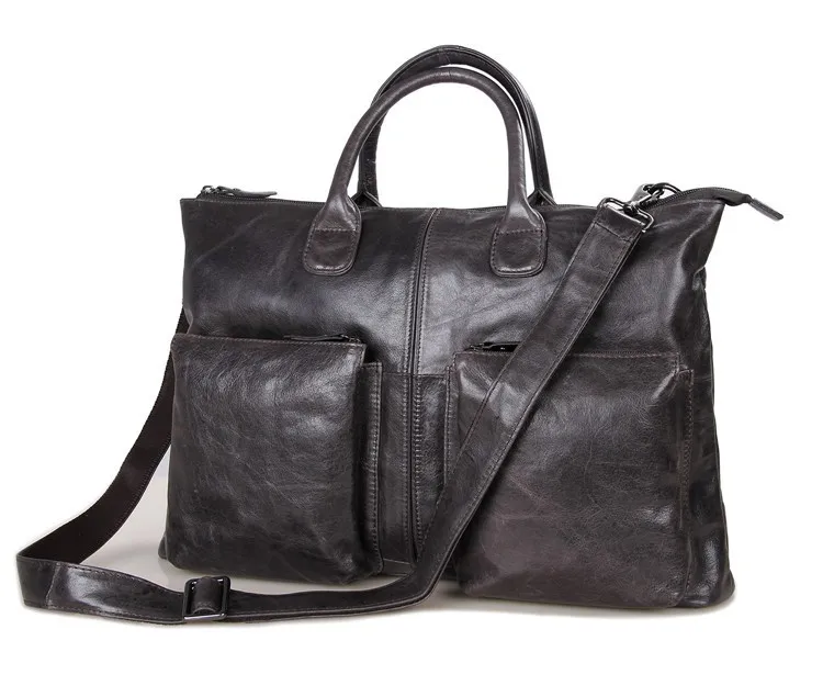 Nesitu High Quality Gray / Brown Briefcase Portfolio 14'' Laptop Bag Real Genuine Leather Men Messenger Bags Handbags #M7241
Nesitu High Quality Gray / Brown Briefcase Portfolio 14'' Laptop Bag Real Genuine Leather Men Messenger Bags Handbags #M7241