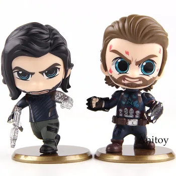 Hot Toys Cosbaby Infinity War Avengers Captain America Winter Soldier Figure Action Bobble Head Car Decoration Dolls Model Toy
Hot Toys Cosbaby Infinity War Avengers Captain America Winter Soldier Figure Action Bobble Head Car Decoration Dolls Model Toy
