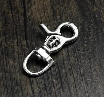 Stainless Steel SKull Lobster Swivel Clasp For Biker Wallet Jeans Key Chain
Stainless Steel SKull Lobster Swivel Clasp For Biker Wallet Jeans Key Chain