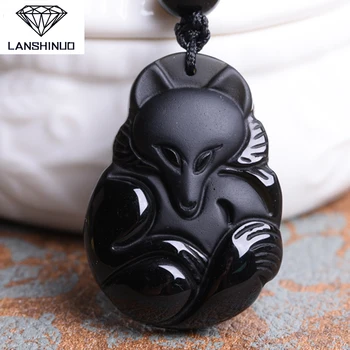 Counters wholesale supply natural Obsidian Obsidian pendant pendant to help men and women love evil fox Pendant Made in China
Counters wholesale supply natural Obsidian Obsidian pendant pendant to help men and women love evil fox Pendant Made in China