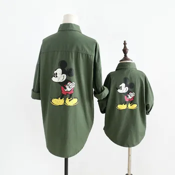 Mother Daughter Outfits Shirts Dress Cartoon Mouse Matching Pajamas Mom Kids Girl Boy Coat Full Sleeve 2018 Autumn New Clothes
Mother Daughter Outfits Shirts Dress Cartoon Mouse Matching Pajamas Mom Kids Girl Boy Coat Full Sleeve 2018 Autumn New Clothes