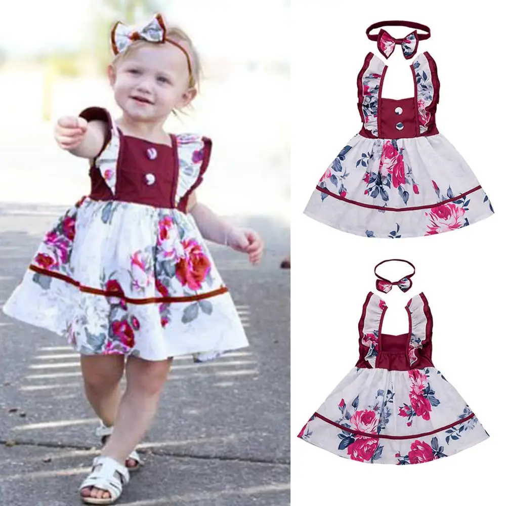 New 2019 Summer Baby Girl Dress Children's Flying Sleeve Frill Floral Print Dress Summer Dresses sukienki dla dziewczynek A1
New 2019 Summer Baby Girl Dress Children's Flying Sleeve Frill Floral Print Dress Summer Dresses sukienki dla dziewczynek A1