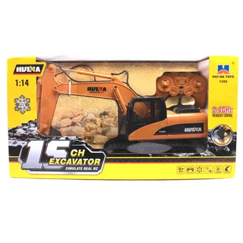 HuiNa 1350/1550 Toys 15 Channel 2.4G 1/14 RC Excavator Charging RC Car With Battery RC Alloy Excavator RTR For kids
HuiNa 1350/1550 Toys 15 Channel 2.4G 1/14 RC Excavator Charging RC Car With Battery RC Alloy Excavator RTR For kids