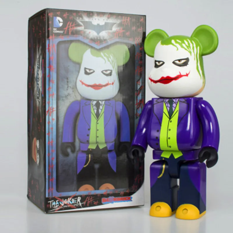 28CM JOKER Suicide Squad Bearbrick Be@rbrick Batman Toys DIYGraffiti PVC Action Figure Gloomy Bear Collectible Model Toy F132
28CM JOKER Suicide Squad Bearbrick Be@rbrick Batman Toys DIYGraffiti PVC Action Figure Gloomy Bear Collectible Model Toy F132