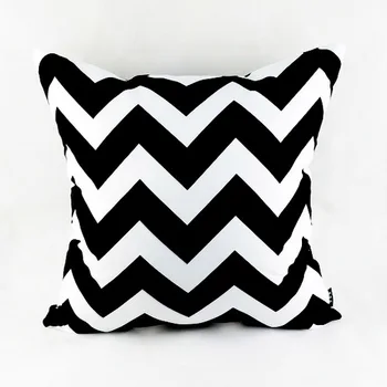 18"*18" Decorative Modern Black White Chevron Zig Zag Throw Cushion Cover Pillow Case for Sofa Bedding Couch Home Decor 
18"*18" Decorative Modern Black White Chevron Zig Zag Throw Cushion Cover Pillow Case for Sofa Bedding Couch Home Decor