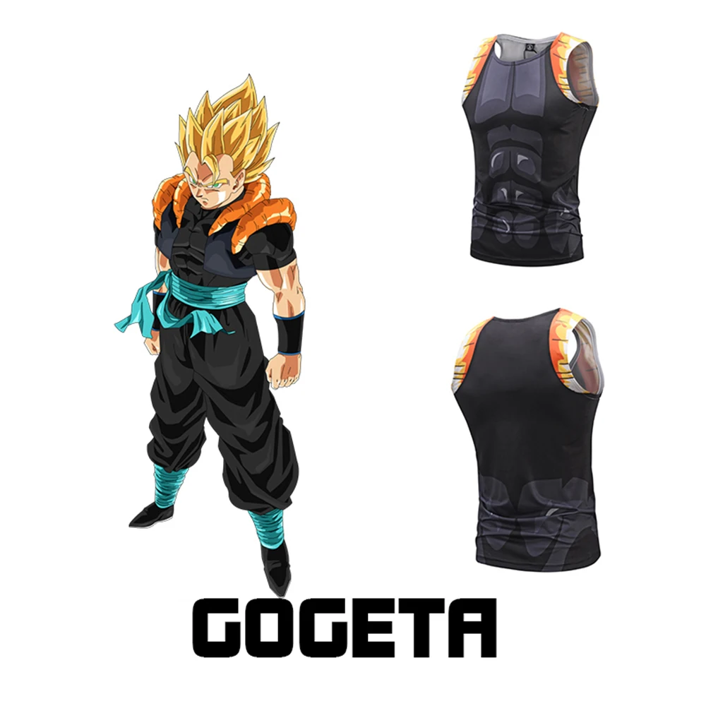 Sleeveless T-shirt Summer Dragon Ball Gogeta Print Vest Sports Running Youth Student Cane Cosplay Anime costume
Sleeveless T-shirt Summer Dragon Ball Gogeta Print Vest Sports Running Youth Student Cane Cosplay Anime costume