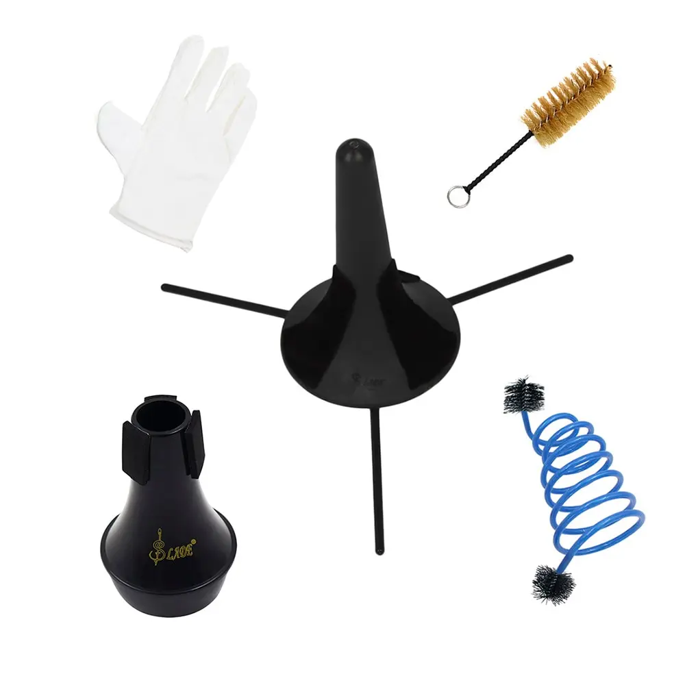 Trumpet Accessory Maintenance Cleaning Care Kit Including Trumpet Stand Valve Brush Flexible Snake Brush Mute Gloves
Trumpet Accessory Maintenance Cleaning Care Kit Including Trumpet Stand Valve Brush Flexible Snake Brush Mute Gloves