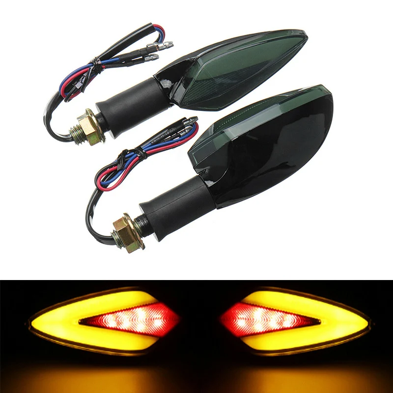 RACBOX 2x Motorcycle Turn Signal Lights Led Flashing Amber Flexible Stop Signals Rear Directions Cafe Racer Tail Light Motorbike
RACBOX 2x Motorcycle Turn Signal Lights Led Flashing Amber Flexible Stop Signals Rear Directions Cafe Racer Tail Light Motorbike