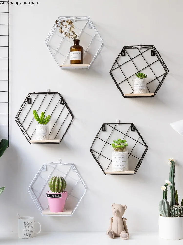 Iron Hexagonal Grid Wall Shelf Combination Wall Hanging Geometric Figure For Wall Decoration Living Room Bedroom Nordic Rack
Iron Hexagonal Grid Wall Shelf Combination Wall Hanging Geometric Figure For Wall Decoration Living Room Bedroom Nordic Rack