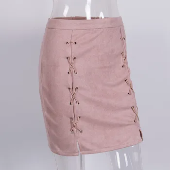 Latest High-Quality Leather Women Skirt Pink Classic Vintage All-Match Bandage Suede Skirt High Waist Bodycon Short Pencil Skirt
Latest High-Quality Leather Women Skirt Pink Classic Vintage All-Match Bandage Suede Skirt High Waist Bodycon Short Pencil Skirt