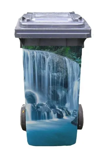 Free shipping DIY waterfall Adhesive Removable Waterproof Sticker Decals Rubbish bin trash can Cover sticker 120liter 240liter
Free shipping DIY waterfall Adhesive Removable Waterproof Sticker Decals Rubbish bin trash can Cover sticker 120liter 240liter