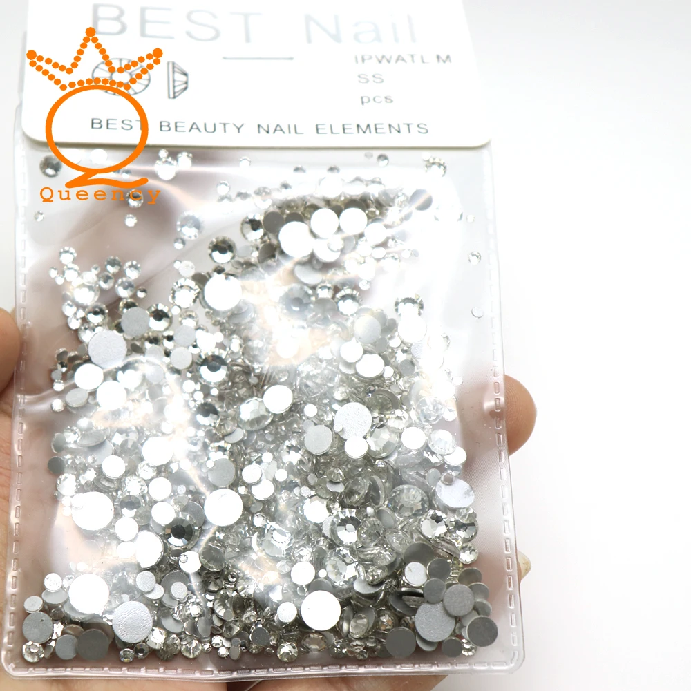 1440Pcs SS3-SS30 with label Nail Rhinestones Mixed Silver Round Diamond shapes 3D Nail Decoration Acrylic UV Gel Nail Art Decor
1440Pcs SS3-SS30 with label Nail Rhinestones Mixed Silver Round Diamond shapes 3D Nail Decoration Acrylic UV Gel Nail Art Decor