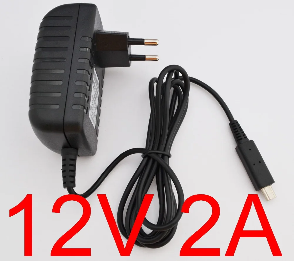 

AC 100V-240V Converter Adapter DC 12V 2A 2000mA 24W Power Supply EU Plug Charger For Acer Iconia A510 A511 A700 A701 tablet pc