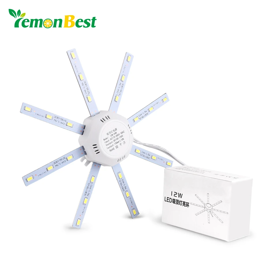 Lemonbest 24W LED Ceiling Lights Fixtures Modified home lighting Source Plated Cool White Ceiling Lamp 5730SMD
Lemonbest 24W LED Ceiling Lights Fixtures Modified home lighting Source Plated Cool White Ceiling Lamp 5730SMD