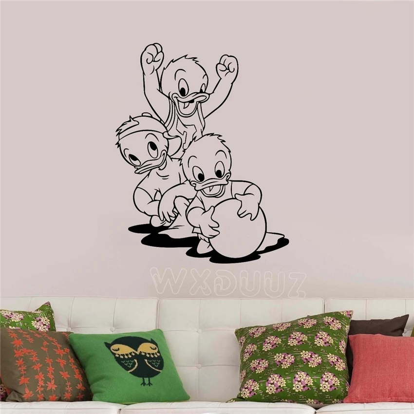 WXDUUZ Duck Tales Huey Dewey Louie wall art kids nursery decal quote Home Decor Vinyl Wall Sticker bedroom Poster Decor B83
WXDUUZ Duck Tales Huey Dewey Louie wall art kids nursery decal quote Home Decor Vinyl Wall Sticker bedroom Poster Decor B83