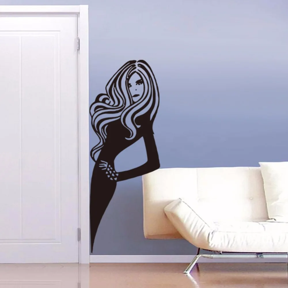 Индивидуальная художественная Красивая виниловая наклейка на стену домашний